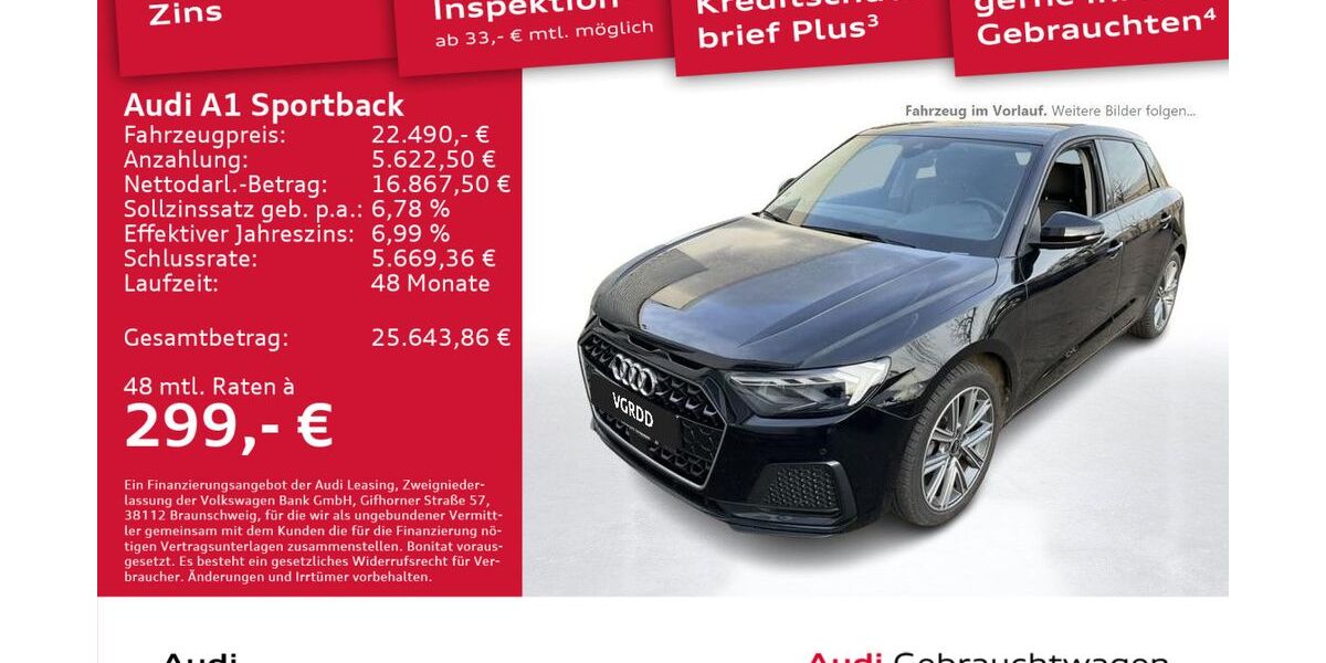 Audi A1 24.752 km 22.490 &euro; Dresden 01067