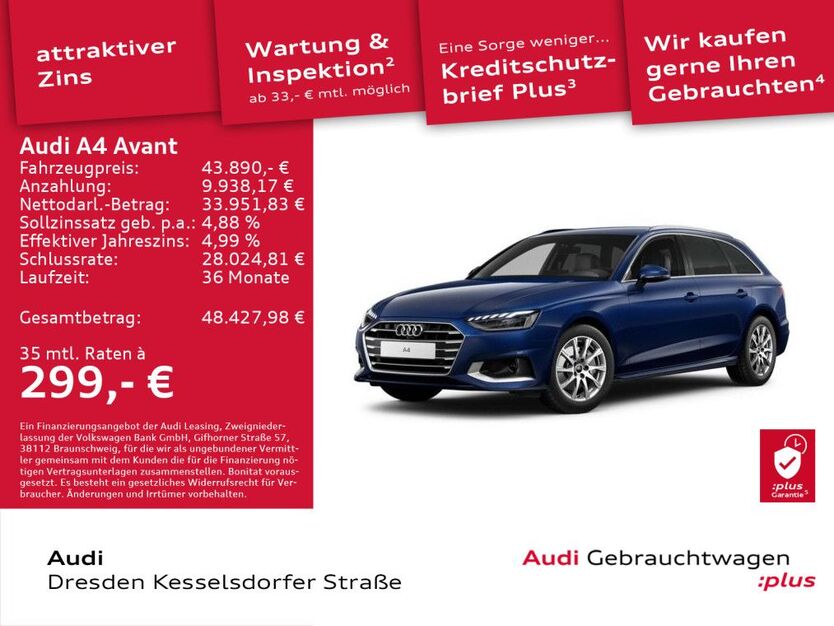 Audi A4 14.157 km 43.890 € Dresden 01169