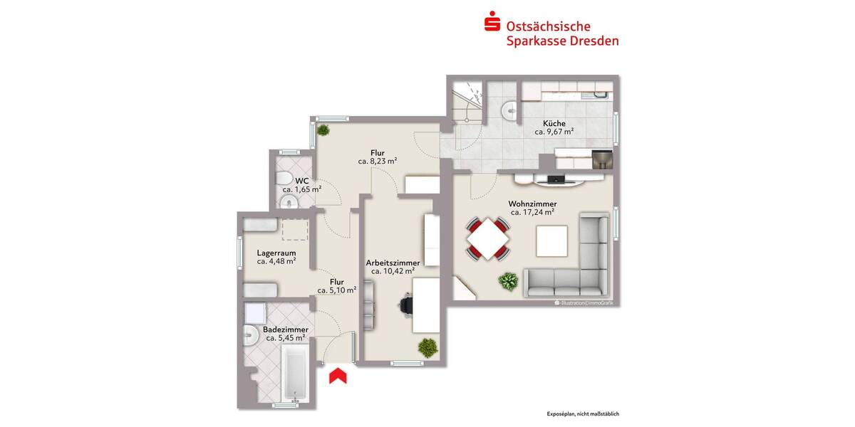 Einfamilienhaus Dresden Gruna - 3 Zimmer, 89 m&sup2;, 98.000&euro; | Angebot:26572872