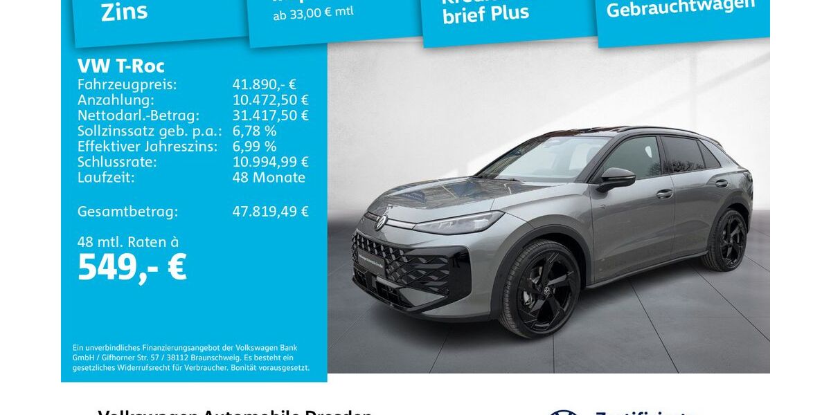 VW T-Roc 3.248 km 41.890 &euro; Dresden 01067