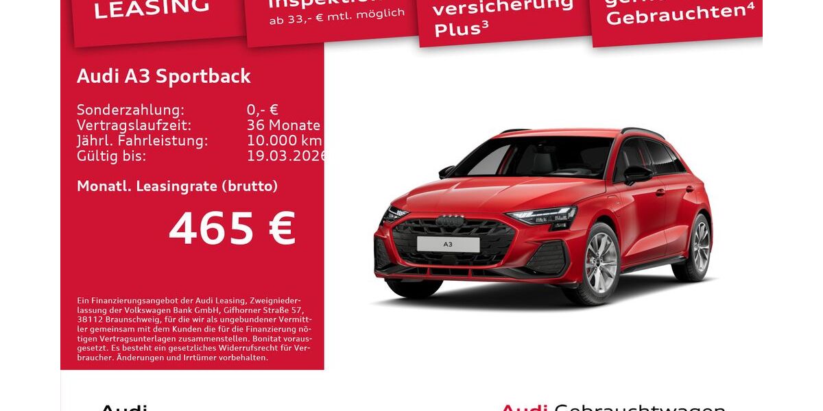 Audi A3 11.633 km 44.450 &euro; Dresden 01067