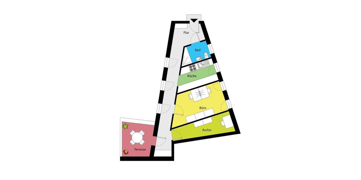 Gewerbeobjekt Dresden Innere Altstadt - 2 Zimmer, 79 m&sup2;, 1.540&euro; | Angebot:25709138