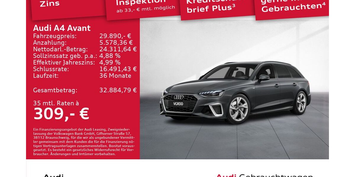 Audi A4 105.218 km 28.890 &euro; Dresden 01067