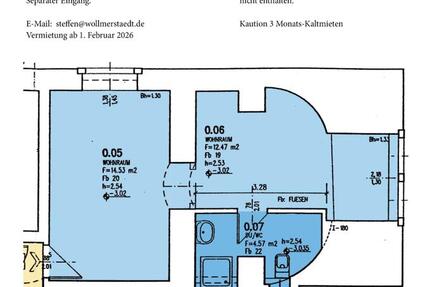 Einraum-Wohnung teilmöbiliert zu vermieten Nähe TU-Dresden 1 zimmer