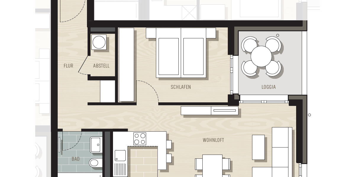 Etagenwohnung Dresden Cotta - 2 Zimmer, 56 m&sup2;, 335.000&euro; | Angebot:25704716