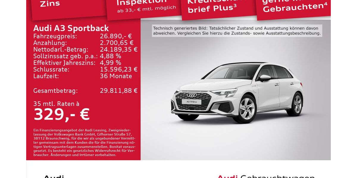 Audi A3 37.599 km 26.490 &euro; Dresden 01067
