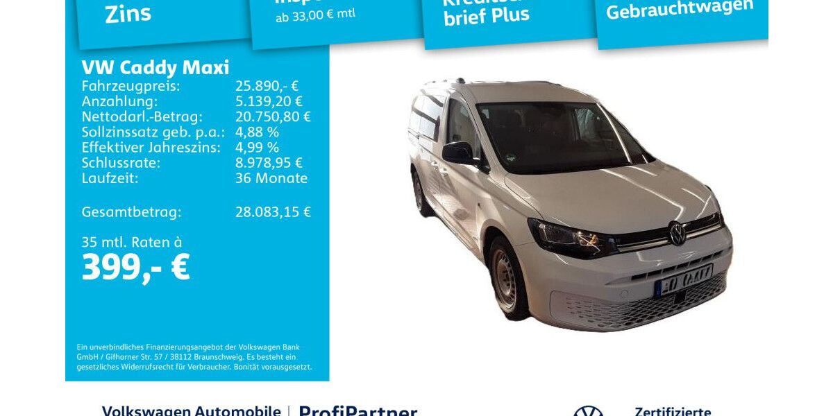 VW Caddy Maxi 81.964 km 25.890 &euro; Dresden 01067