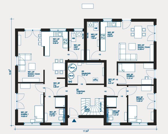 Luxuriöses Wohnen im Penthouse-Stil 10 zimmer