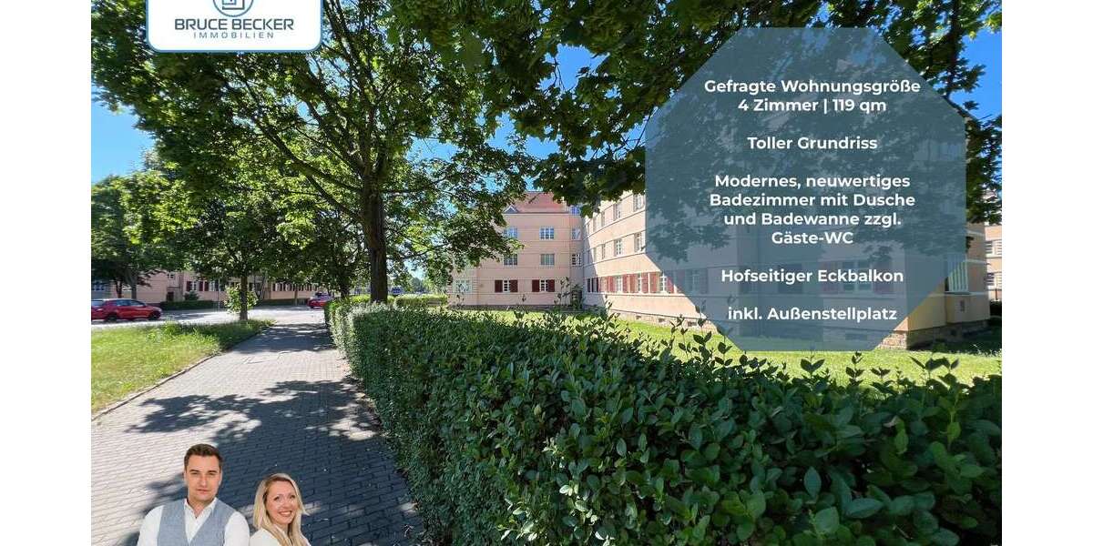 Etagenwohnung Dresden Prohlis - 4 Zimmer, 119 m&sup2;, 300.000&euro; | Angebot:27204722