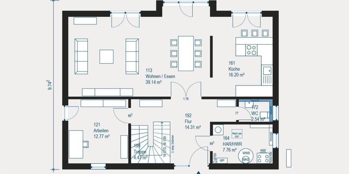 Einfamilienhaus Dresden Altfranken - 5 Zimmer, 192 m&sup2;, 327.669&euro; | Angebot:26617041