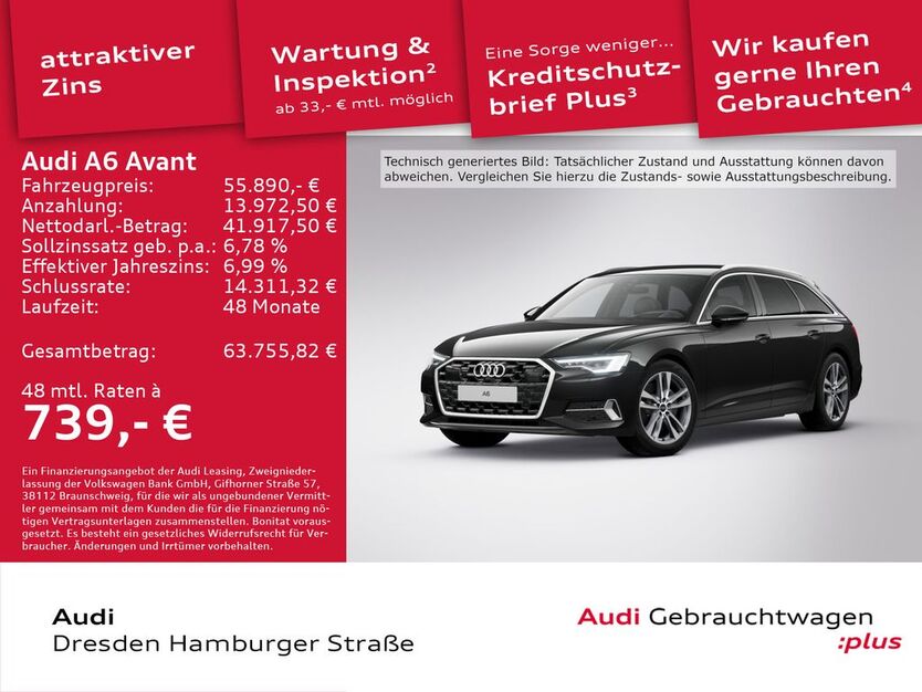Audi A6 28.197 km 55.890 € Dresden 01067