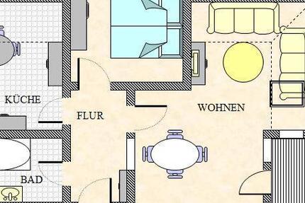 Wohnung Radeburg - 2 Zimmer, 58 m&sup2;, 493&euro; | Angebot:25349253