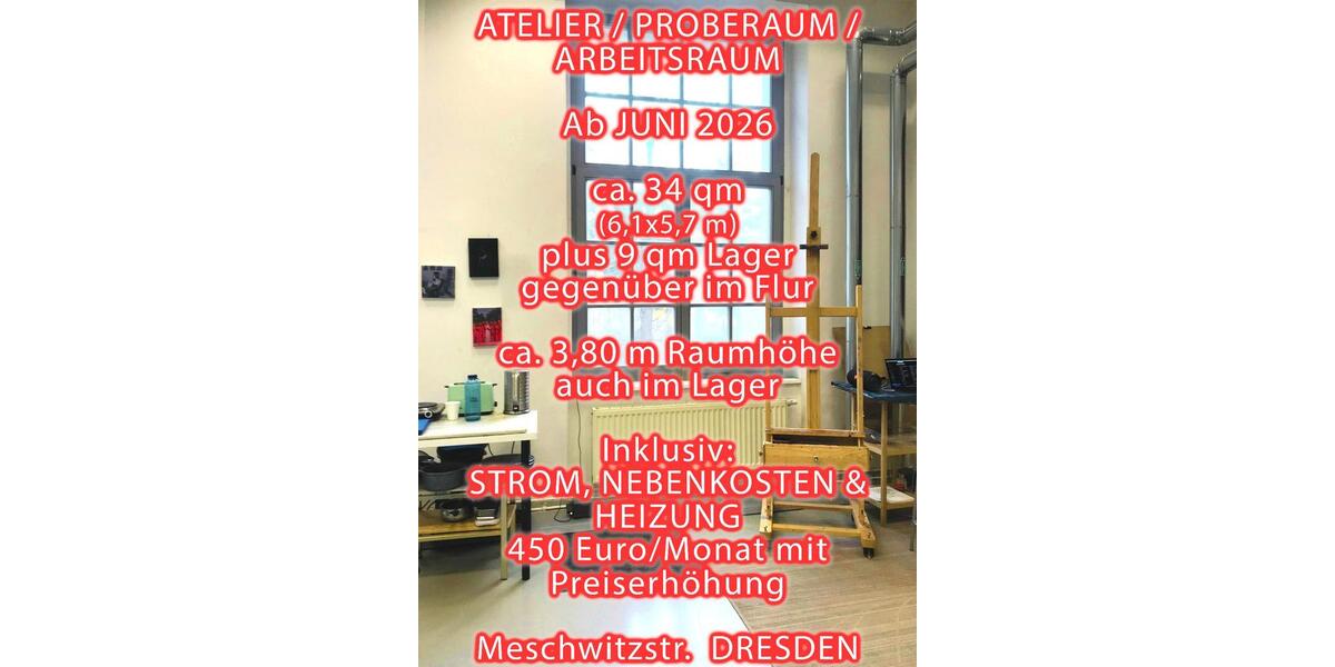 Gewerbeobjekt Dresden Neustadt - 450&euro; | Angebot:26324817