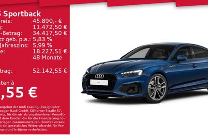 Audi A5 10.506 km 45.890 € Dresden 01169