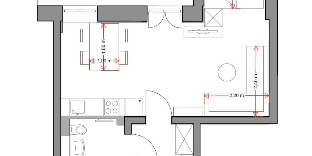 Etagenwohnung Freital - 1.5 Zimmer, 41 m&sup2;, 420&euro; | Angebot:25805294