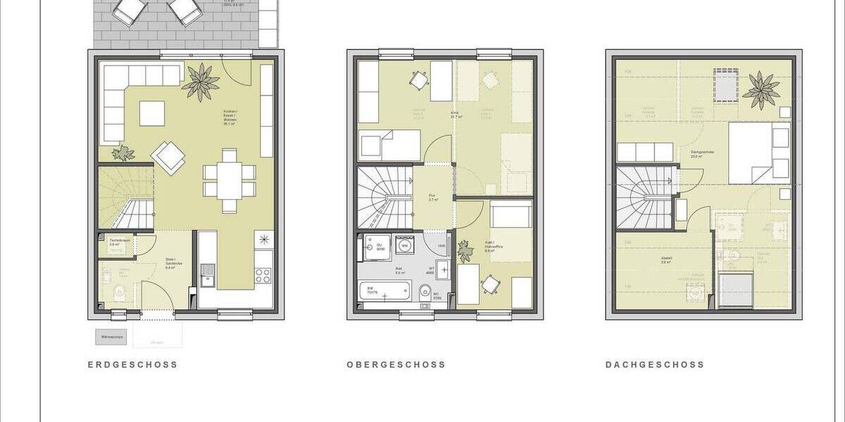 Doppelhaushälfte Freital Coßmannsdorf - 5 Zimmer, 120 m&sup2;, 399.500&euro; | Angebot:25685155