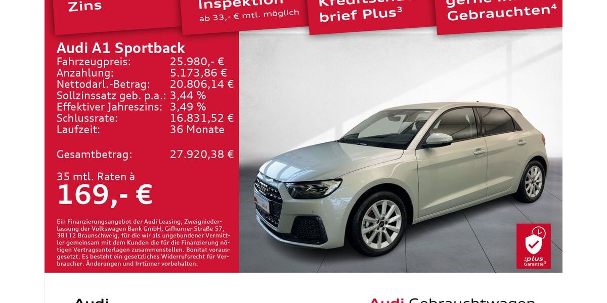 Audi A1 3.880 km 24.980 &euro; Dresden 01169