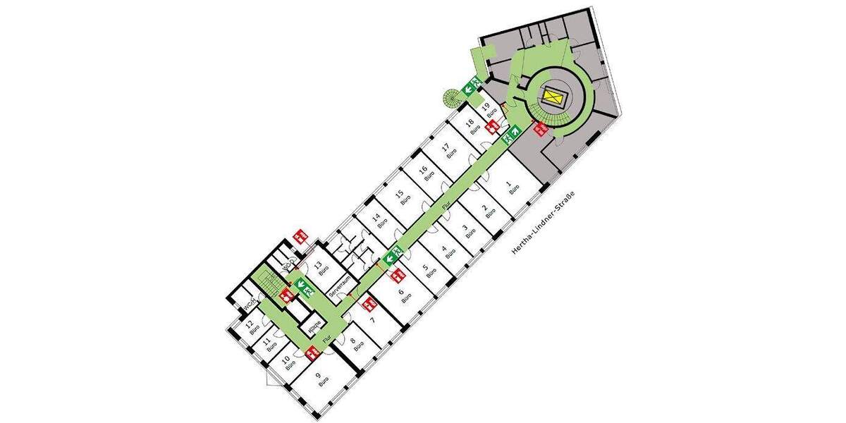 Penthouse-Büro Dresden: Vollmöbliert, flexibel, zentral - Service inklusive zimmer