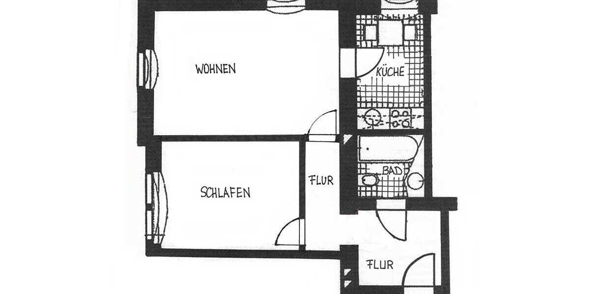 Etagenwohnung Dresden Cotta - 2 Zimmer, 46 m&sup2;, 111.111&euro; | Angebot:26730522