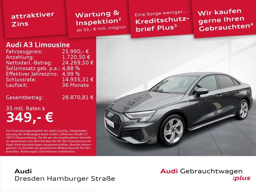 Audi A3 43.770 km 24.990 € Dresden 01067