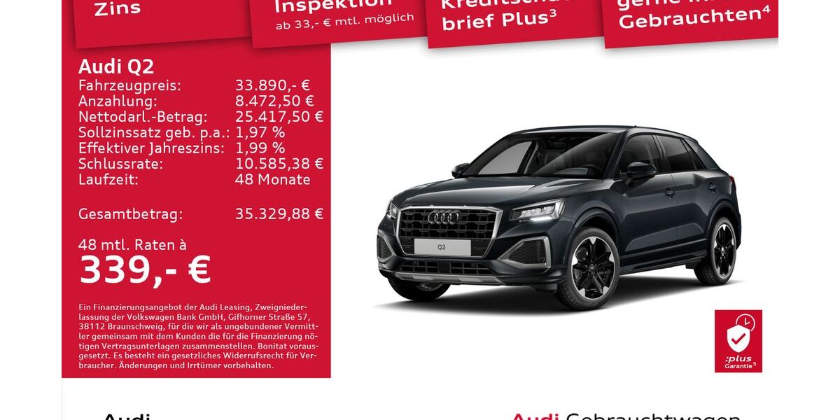 Audi Q2 6.326 km 33.890 &euro; Dresden 01169