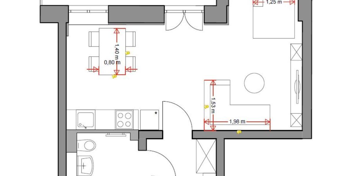 Etagenwohnung Freital - 1.5 Zimmer, 41 m&sup2;, 420&euro; | Angebot:25805294