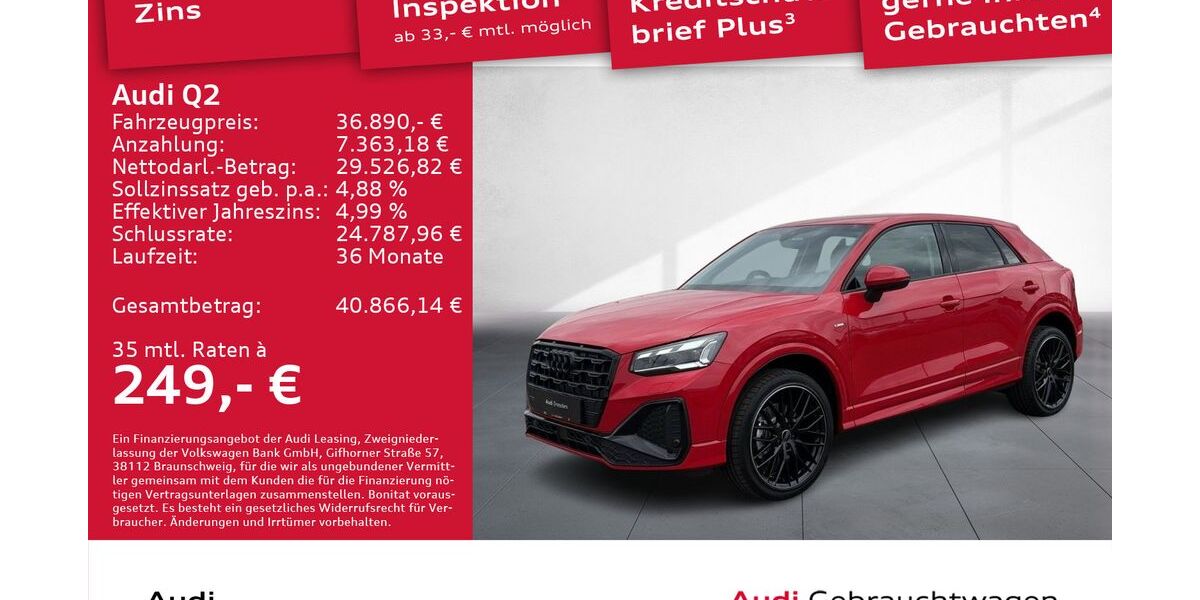 Audi Q2 5.000 km 36.890 &euro; Dresden 01067