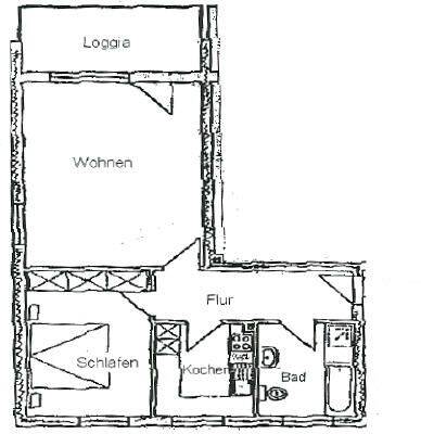 Etagenwohnung Dresden Briesnitz - 2 Zimmer, 65 m&sup2;, 550&euro; | Angebot:26451112