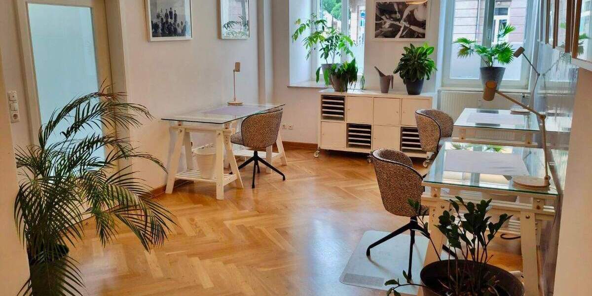 Zentrale Schreibtischplätze in Dresden - 3 Plätze, Küche & Meetingraum zimmer