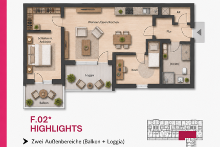 Wohnung Dresden Plauen - 3 Zimmer, 76 m&sup2;, 480.000&euro; | Angebot:27511507