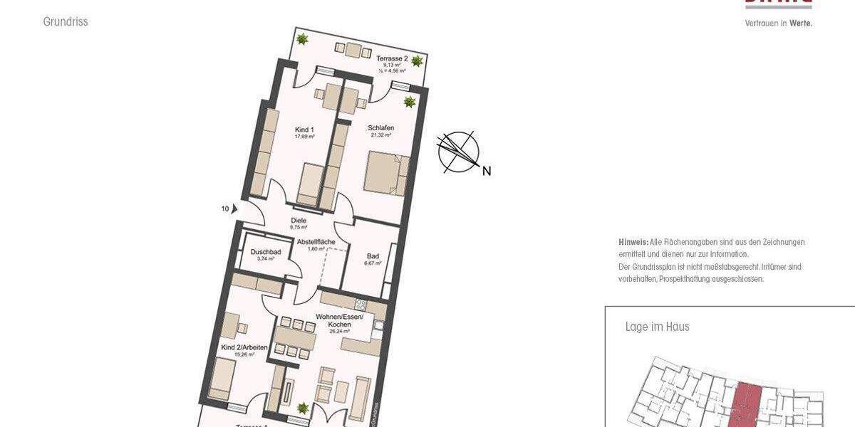 Etagenwohnung Dresden Naußlitz - 4 Zimmer, 114 m&sup2;, 1.680&euro; | Angebot:25689299