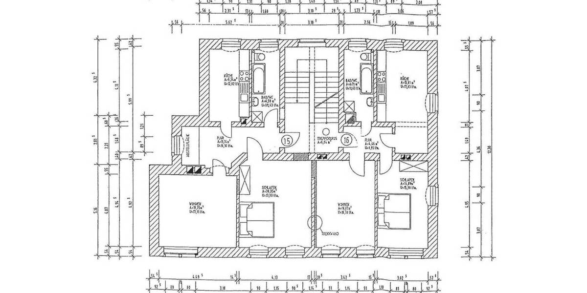 Etagenwohnung Dresden Leipziger Vorstadt - 2 Zimmer, 59 m&sup2;, 130.000&euro; | Angebot:26805580