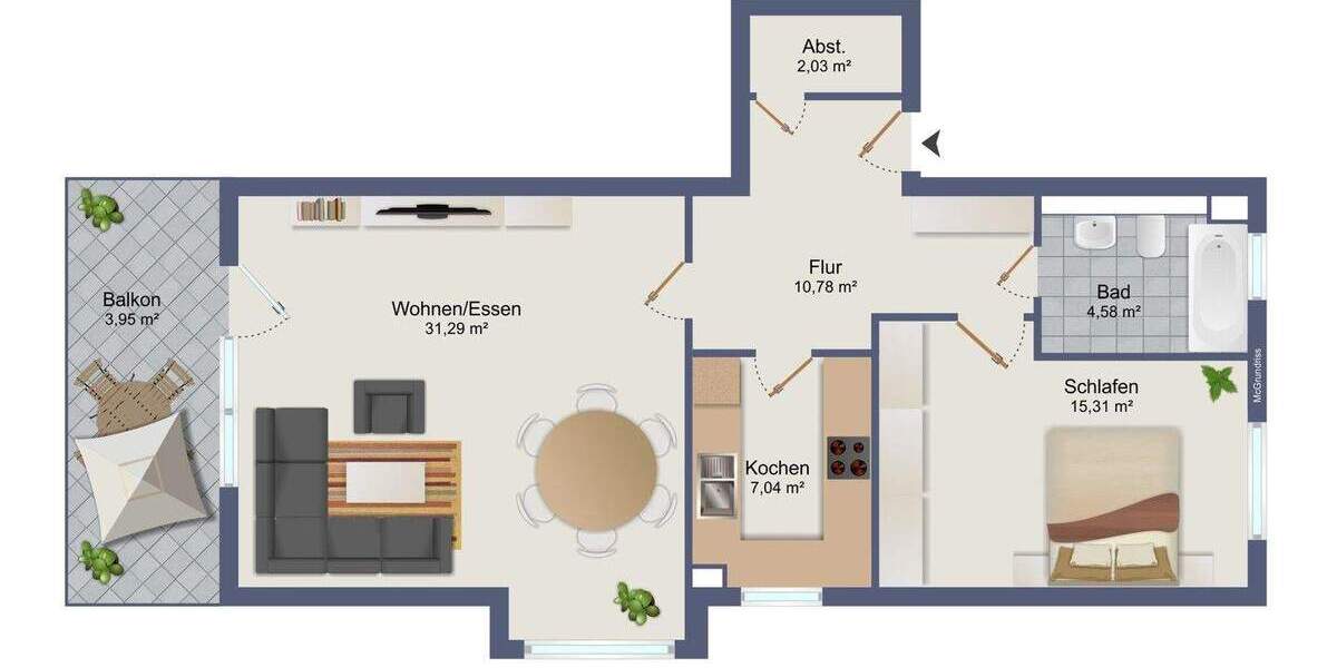Etagenwohnung Stadt Wehlen - 2 Zimmer, 75 m&sup2;, 125.000&euro; | Angebot:25673239
