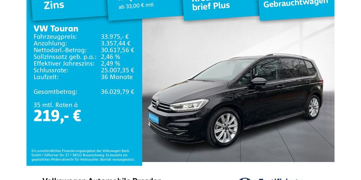 VW Touran 25.434 km 32.990 &euro; Dresden 01067