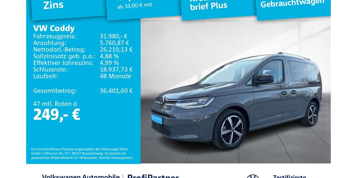 VW Caddy 7.263 km 31.890 &euro; Dresden 01067