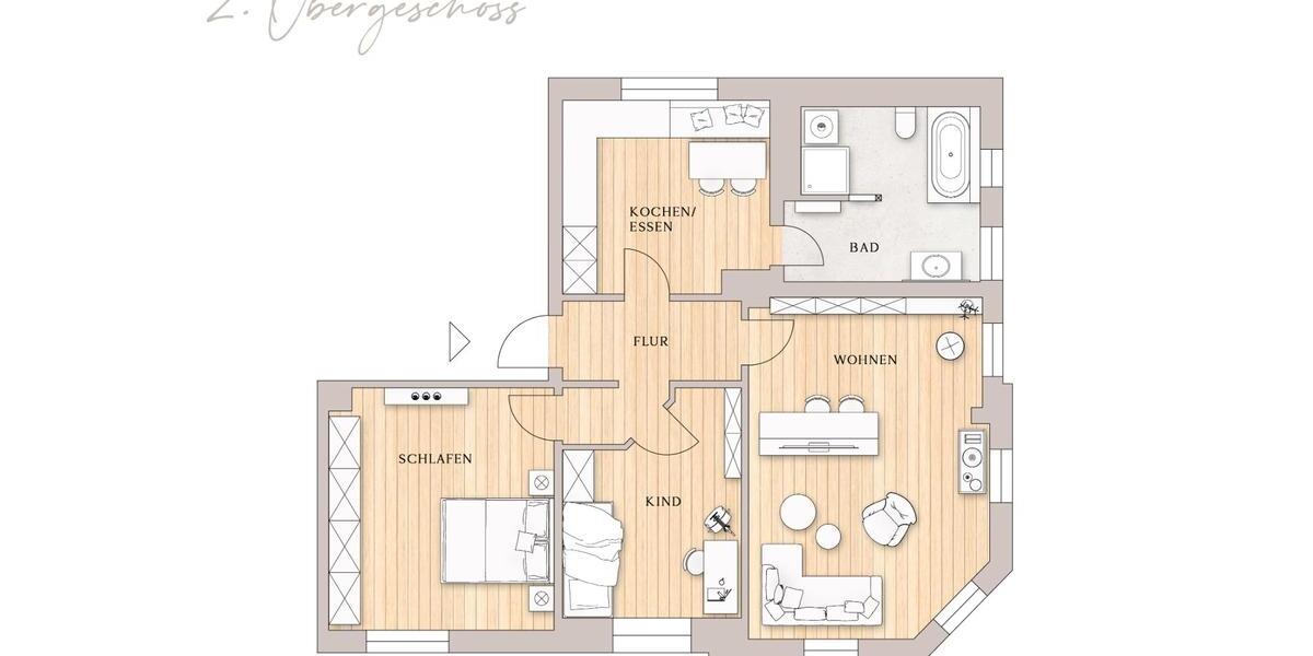 Etagenwohnung Dresden Cotta - 3 Zimmer, 79 m&sup2;, 325.000&euro; | Angebot:27455244