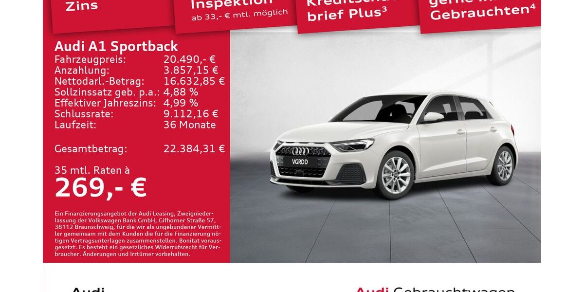 Audi A1 36.010 km 19.490 &euro; Dresden 01067