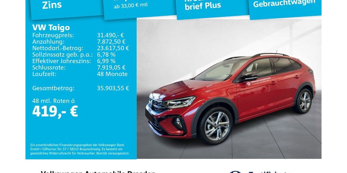 VW Taigo 10.769 km 26.890 &euro; Dresden 01169