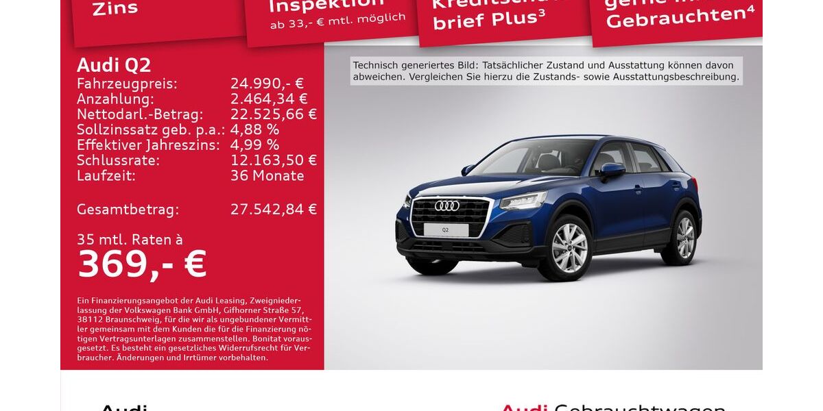 Audi Q2 26.082 km 24.490 &euro; Dresden 01067