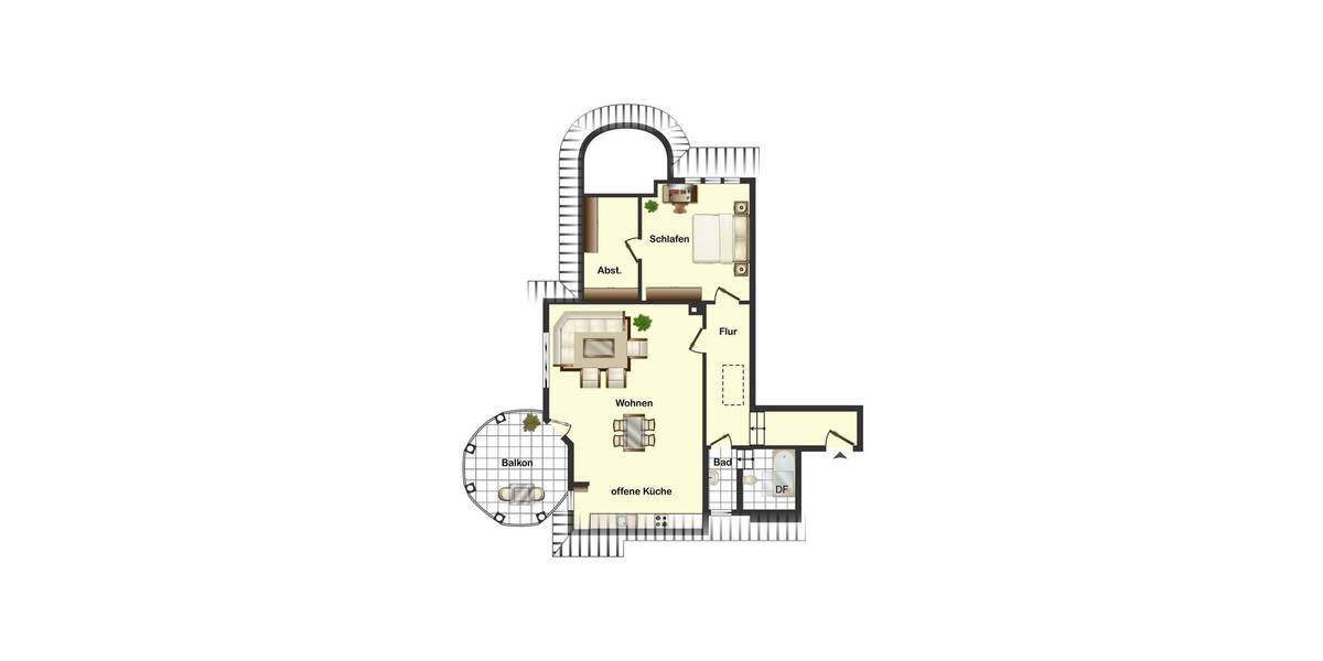 Etagenwohnung Dresden Strehlen - 2 Zimmer, 82 m&sup2;, 775&euro; | Angebot:26595854