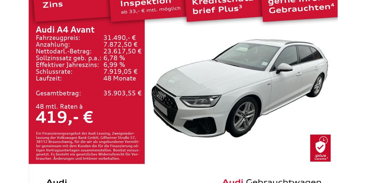 Audi A4 63.768 km 31.490 &euro; Dresden 01169