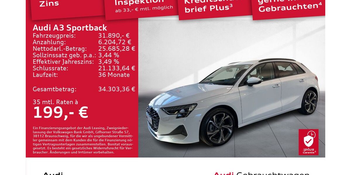 Audi A3 9.003 km 31.890 &euro; Dresden 01169