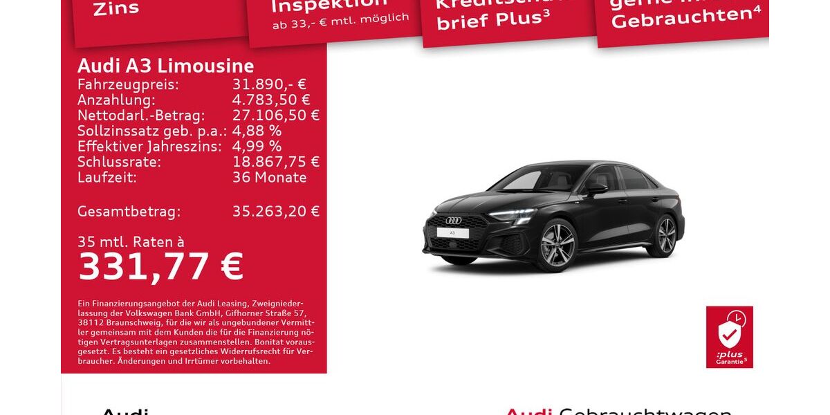 Audi A3 27.077 km 31.890 &euro; Dresden 01169