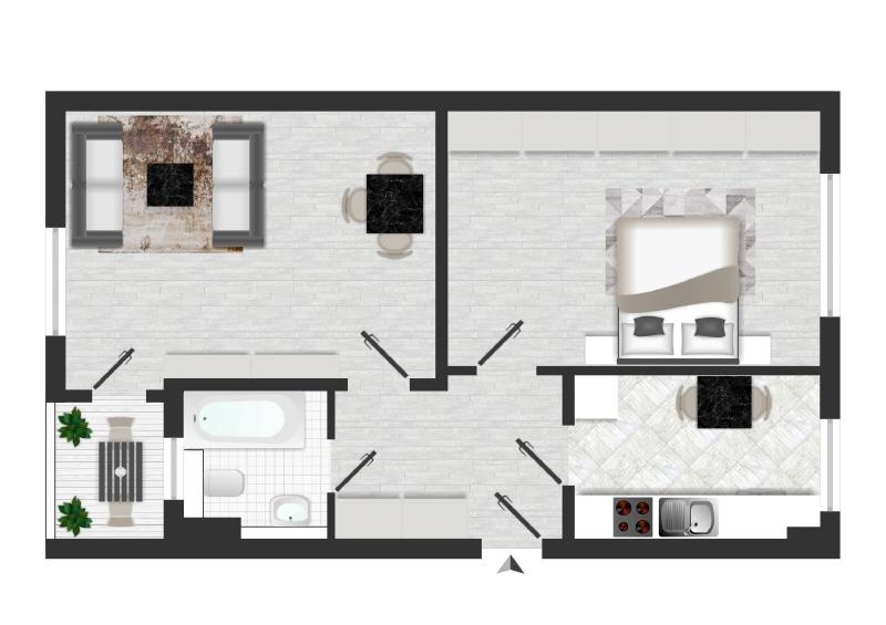 Etagenwohnung Dresden Blasewitz - 2 Zimmer, 52 m&sup2;, 572&euro; | Angebot:26635765