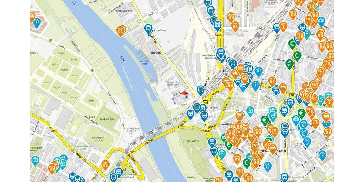 Etagenwohnung Dresden / Leipziger Vorstadt Leipziger Vorstadt - 4 Zimmer, 116 m&sup2;, 614.250&euro; | Angebot:25748802