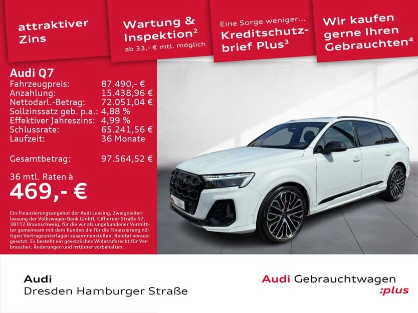 Audi Q7 6.739 km 85.490 € Dresden 01067