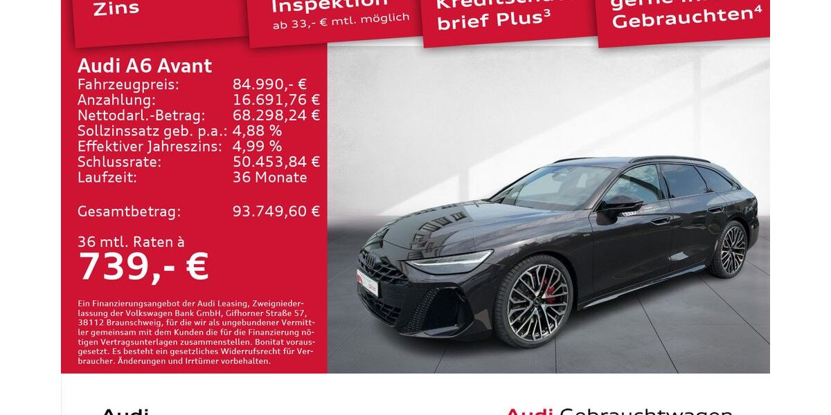 Audi A6 7.480 km 84.990 € Dresden 01067