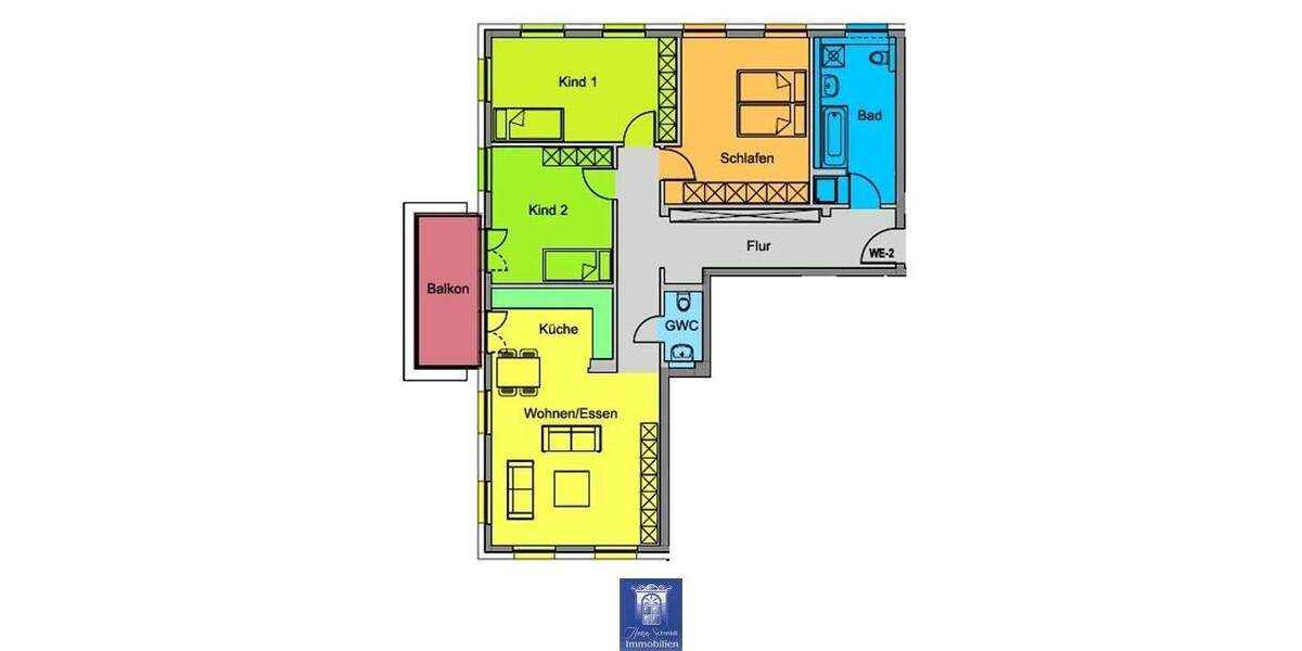 Etagenwohnung Coswig - 4 Zimmer, 119 m&sup2;, 1.552&euro; | Angebot:25749165