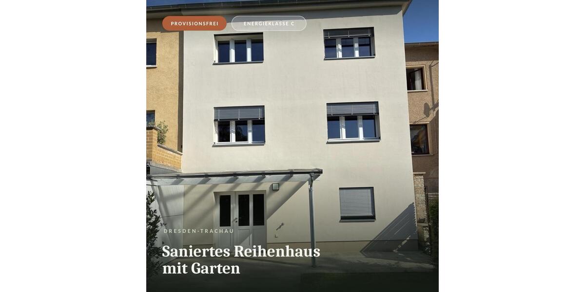 Reihenhaus Dresden Pieschen - 5.5 Zimmer, 116 m&sup2;, 489.000&euro; | Angebot:26945296
