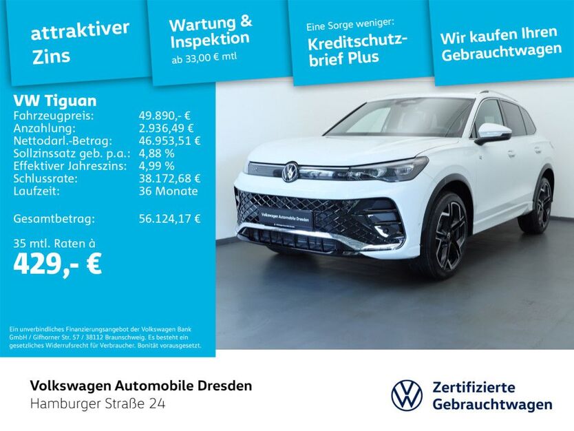 VW Tiguan 17.500 km 49.890 € Dresden 01067